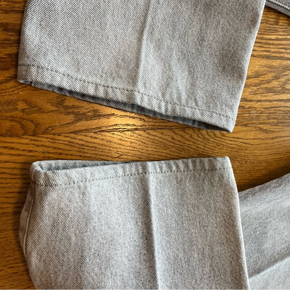 R13 Designer Boyfriend Jeans in Sunfade Mauve (Gray) Size 30 EUC Crop Italy - Picture 8 of 15